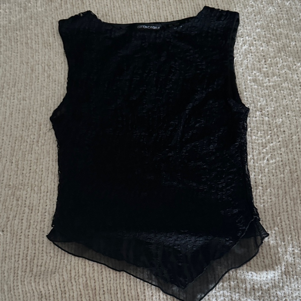 Grey Bandit Black Top!!